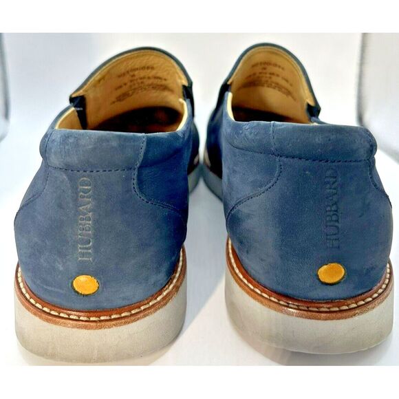 Samuel Hubbard Men's 9 "Rafael" Hybrid Slip-On Munich Navy Traveler  Vibram Sole - Picture 9 of 14